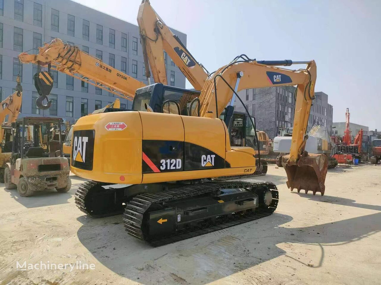 Caterpillar 312D tracked excavator