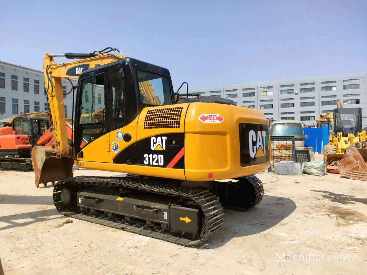 Caterpillar 312D tracked excavator