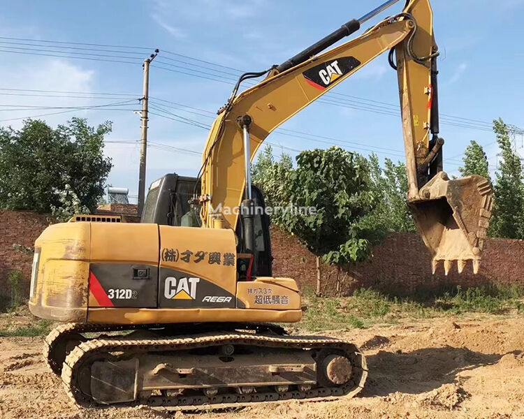 Caterpillar 312D tracked excavator