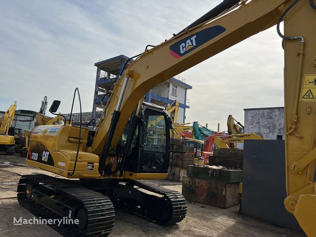 Caterpillar 312D tracked excavator