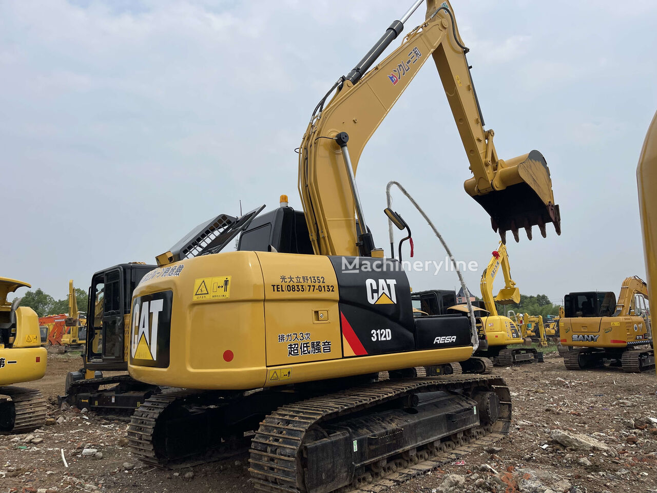 Caterpillar 312D excavadora de cadenas