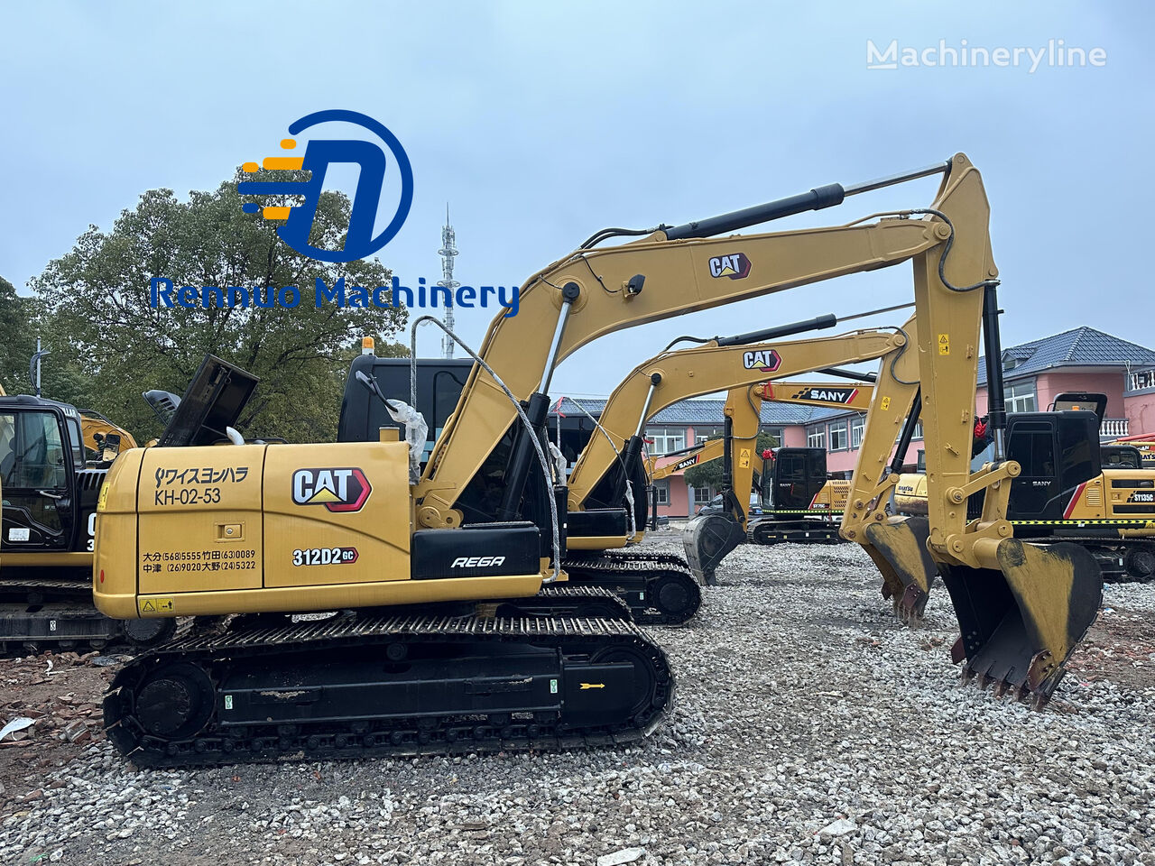 pelle sur chenilles Caterpillar 312D2