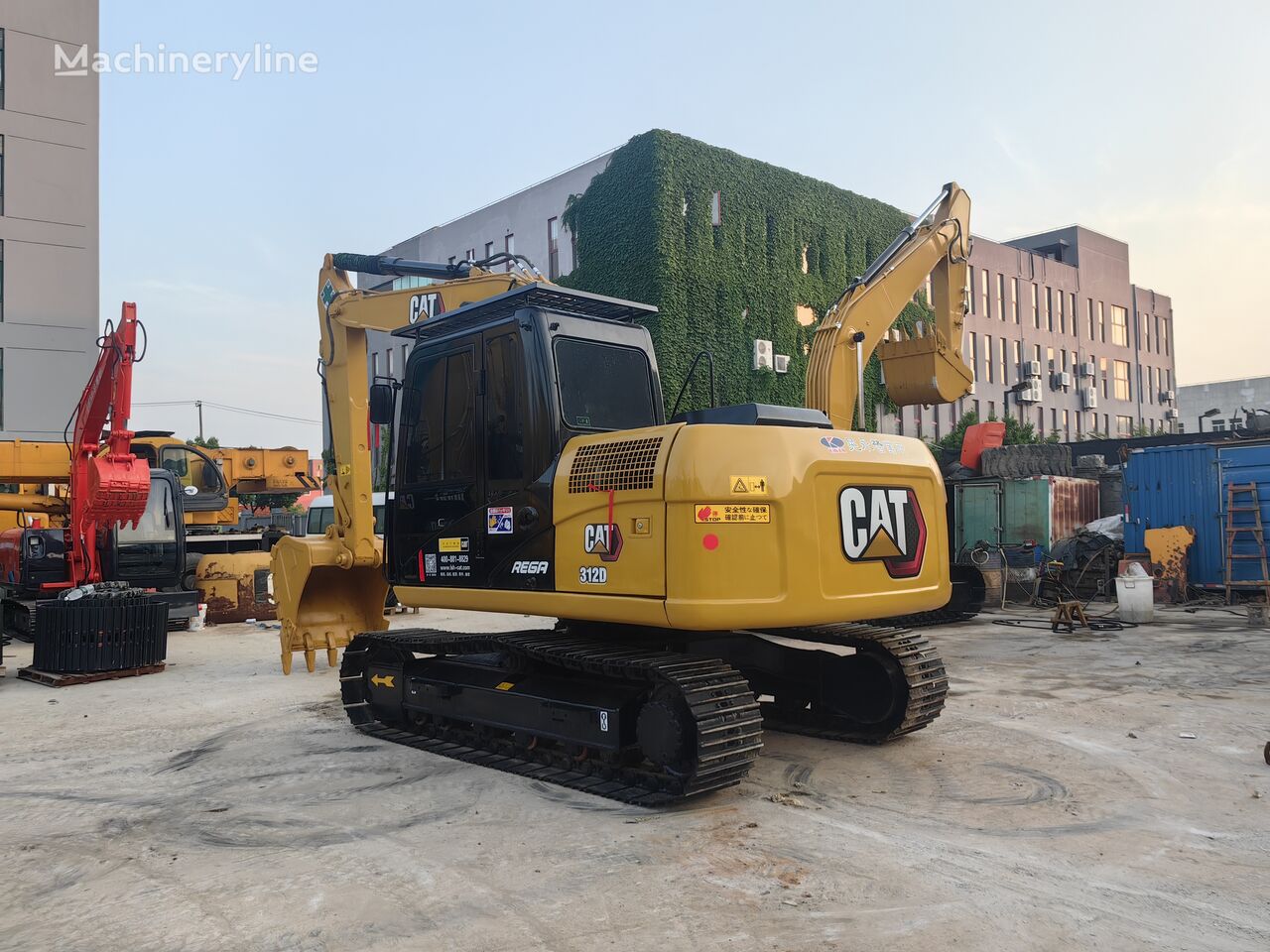 Caterpillar 312D2GC tracked excavator