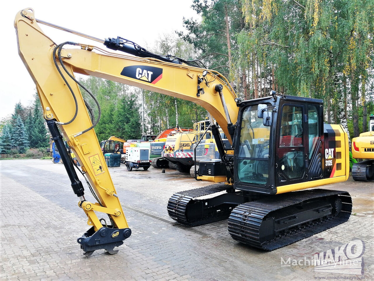 Caterpillar 312E tracked excavator