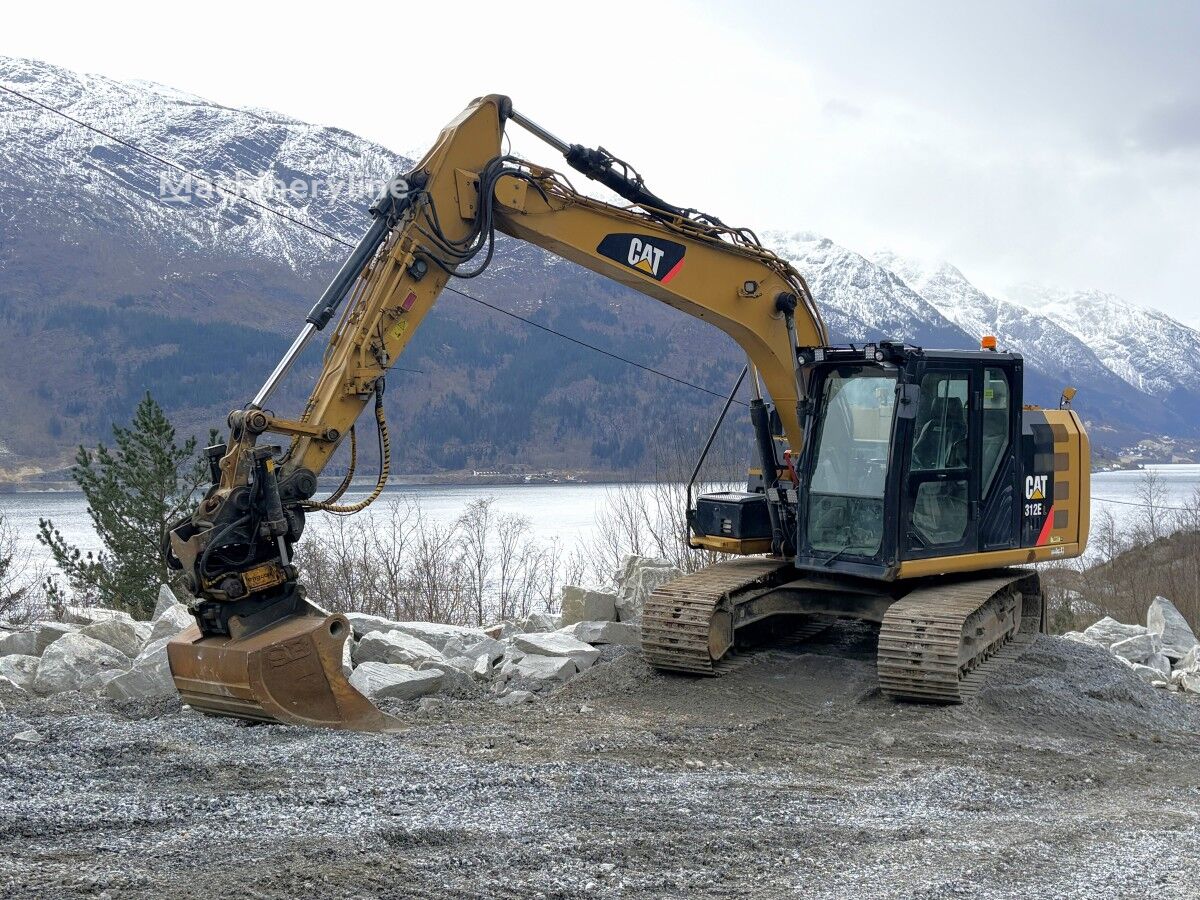 Caterpillar 312EL - Engcon tiltrotator - pusseskuffe - sertifisert tracked excavator - Machineryline