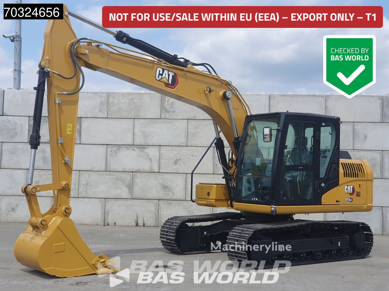 Новый гусеничный экскаватор Caterpillar 313 GC - Machineryline