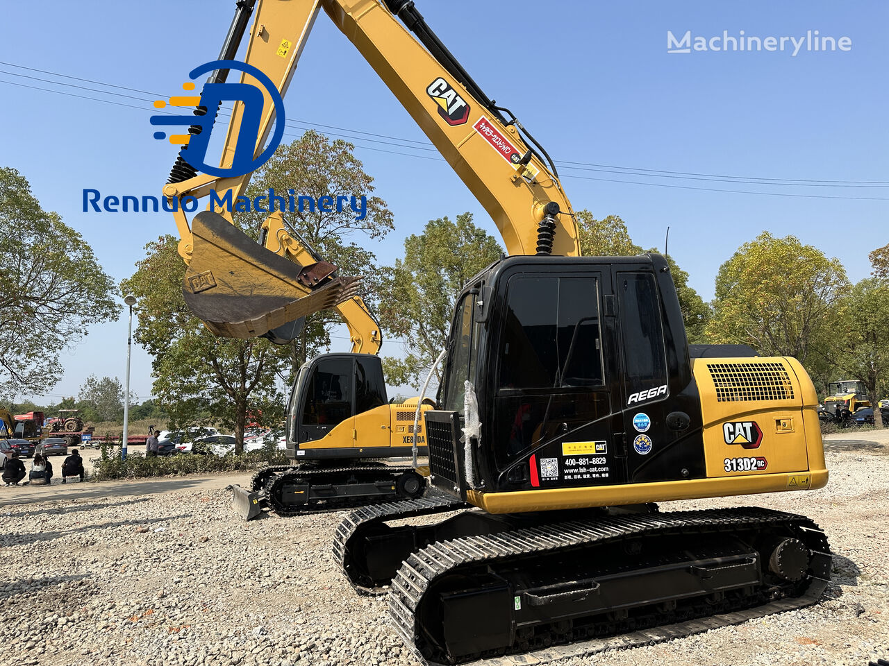 Caterpillar 313D2 tracked excavator