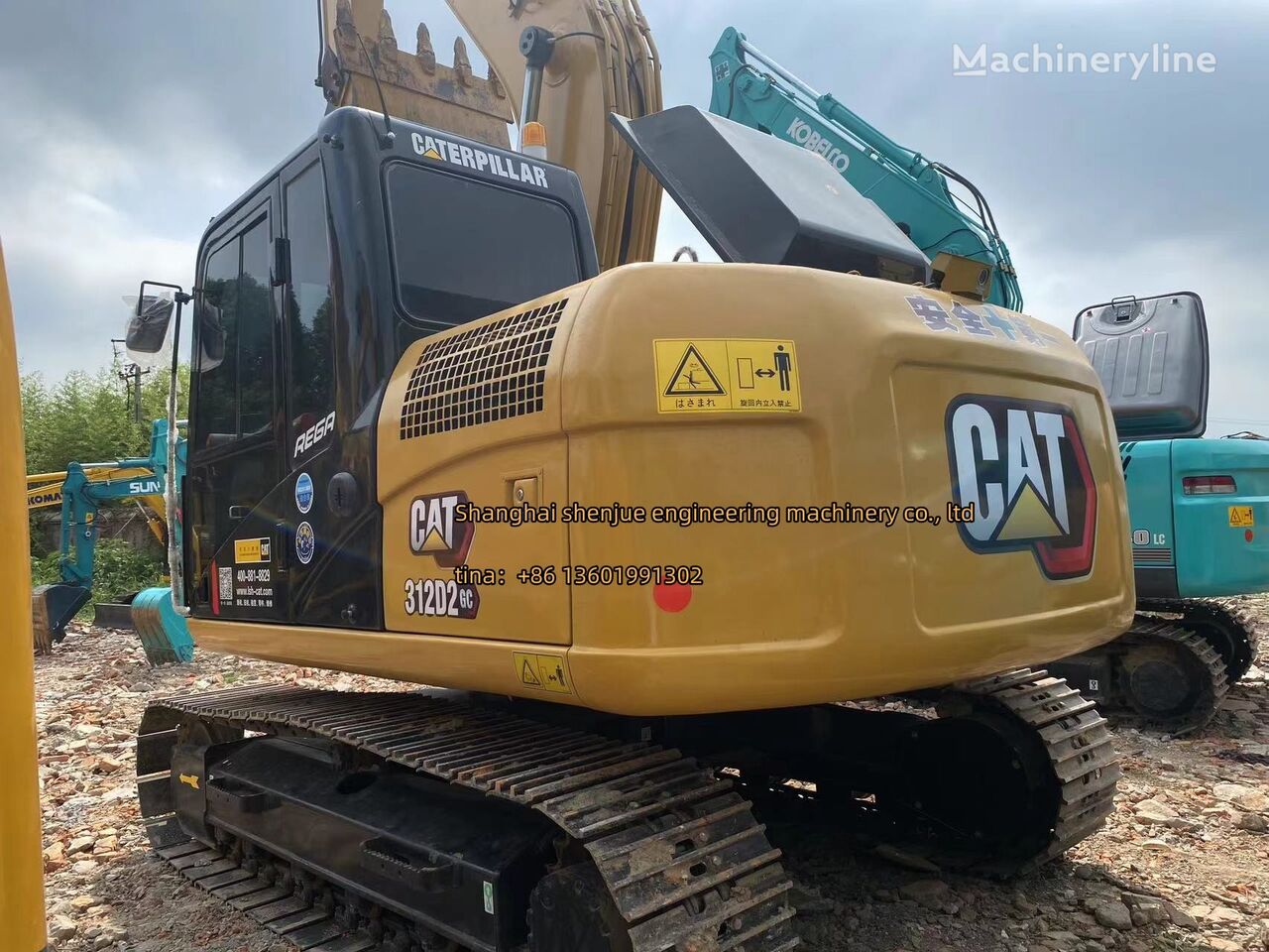 حفارة مجنزرة Caterpillar 313D2 GC