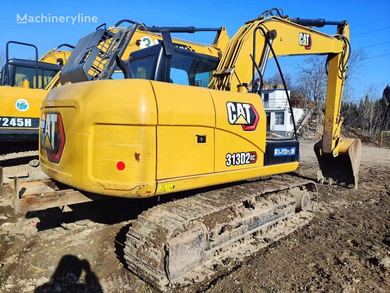 Caterpillar 313D2GC tracked excavator