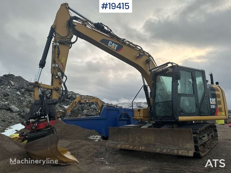 багер гасеничар Caterpillar 313FL crawler excavator w/ GPS, rototilt and 3 buckets. WATCH VI