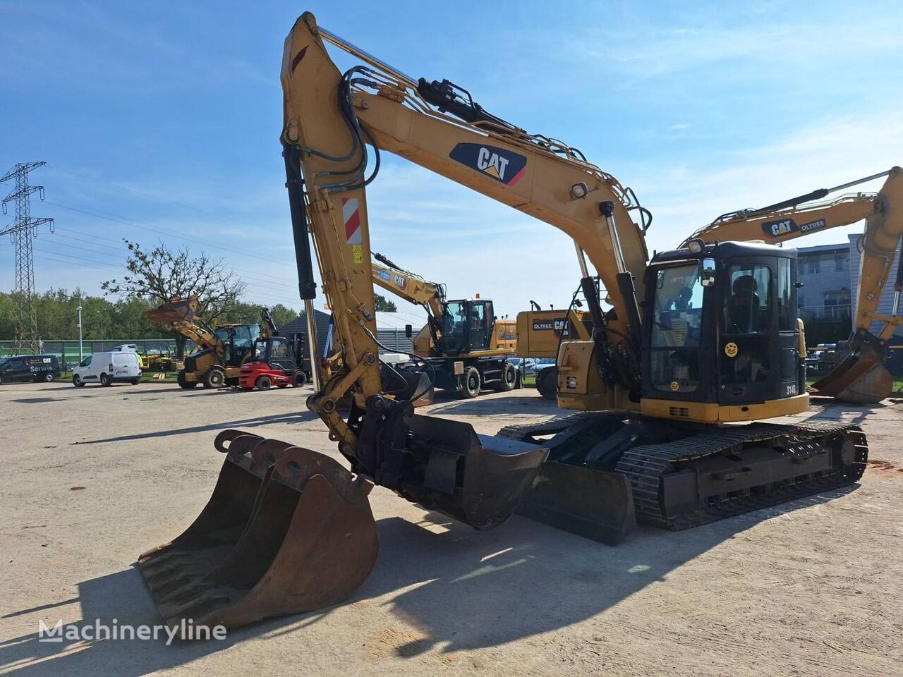 Caterpillar 314DLCR tracked excavator