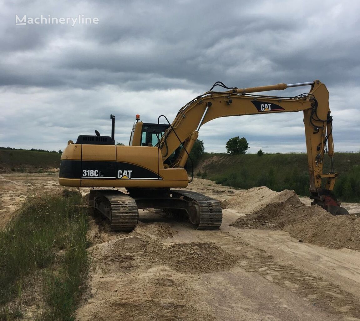 Caterpillar 318C tracked excavator