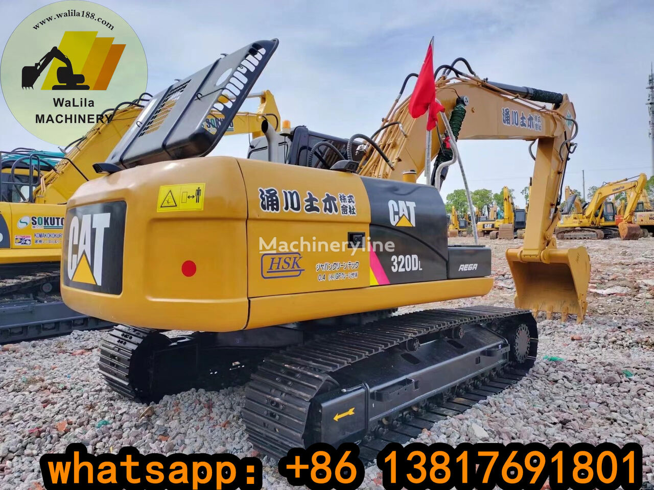 Caterpillar 320D tracked excavator for sale China, GZ36173