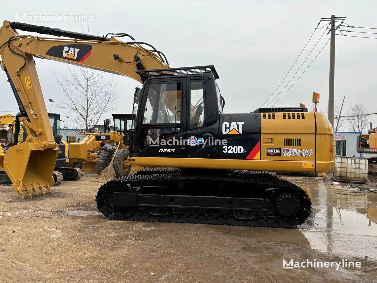 Caterpillar 320D tracked excavator