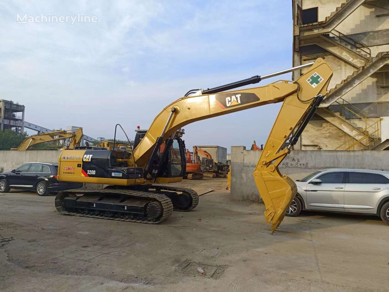 Caterpillar 320D tracked excavator