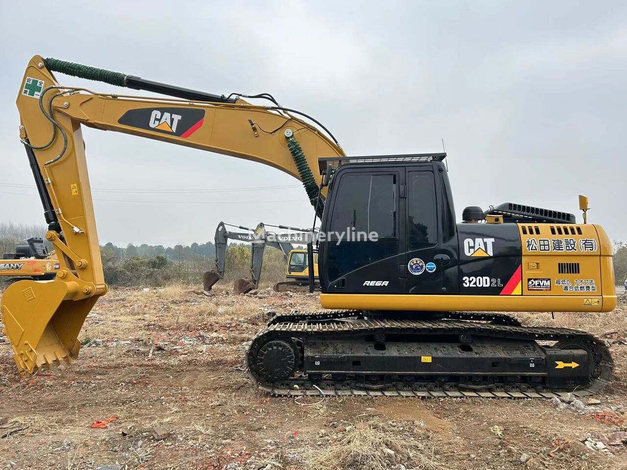 Caterpillar 320D tracked excavator