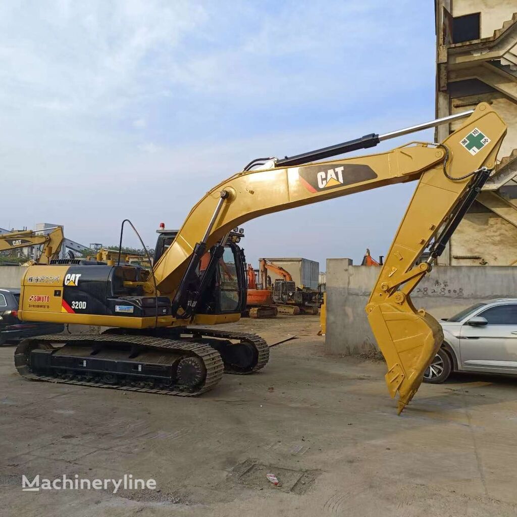 Caterpillar 320D tracked excavator