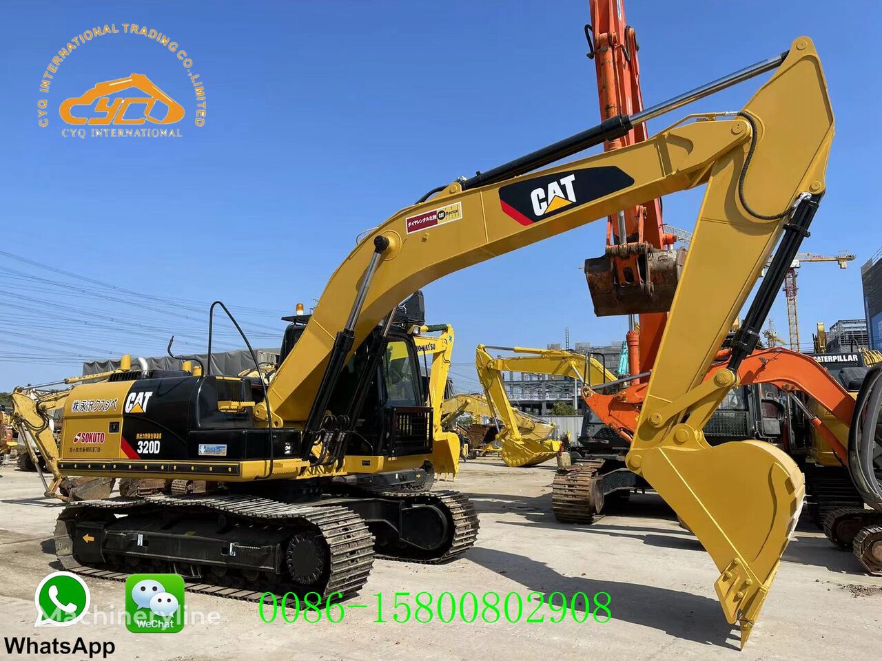 vikšrinis ekskavatorius Caterpillar 320DL