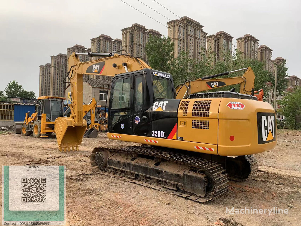 Caterpillar 320DL tracked excavator