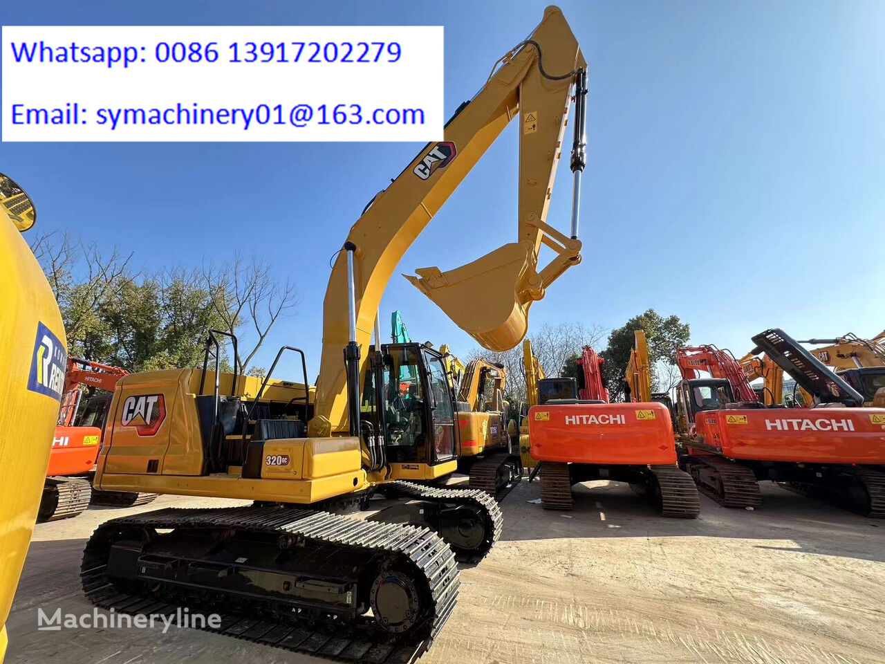 excavator dengan track Caterpillar 320GC