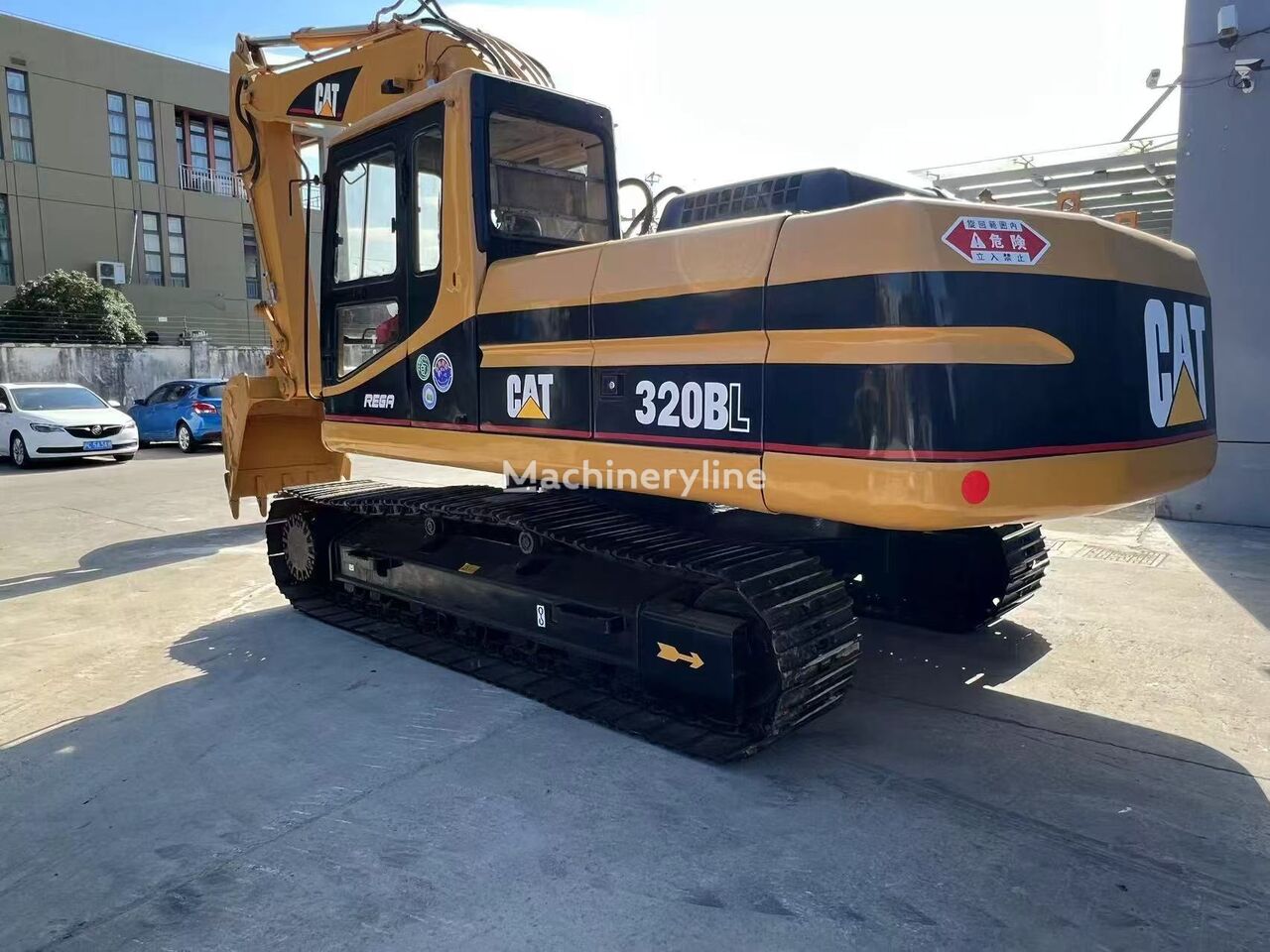 ερπυστριοφόρος εκσκαφέας Caterpillar 320b 320bl