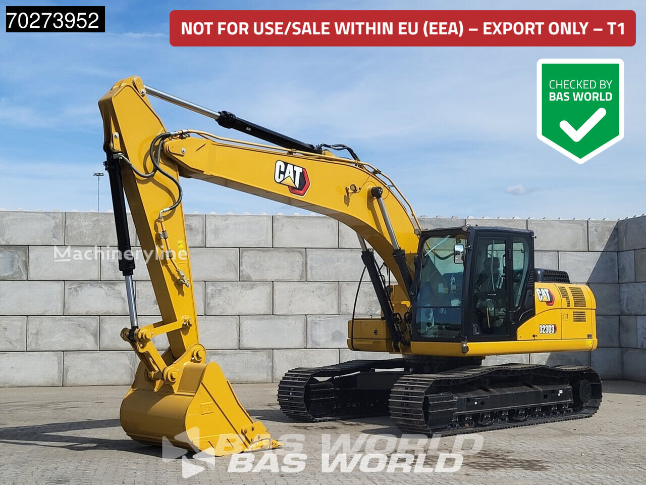 New Caterpillar 323 D3 UNUSED - HAMMERLINE tracked excavator - Machineryline