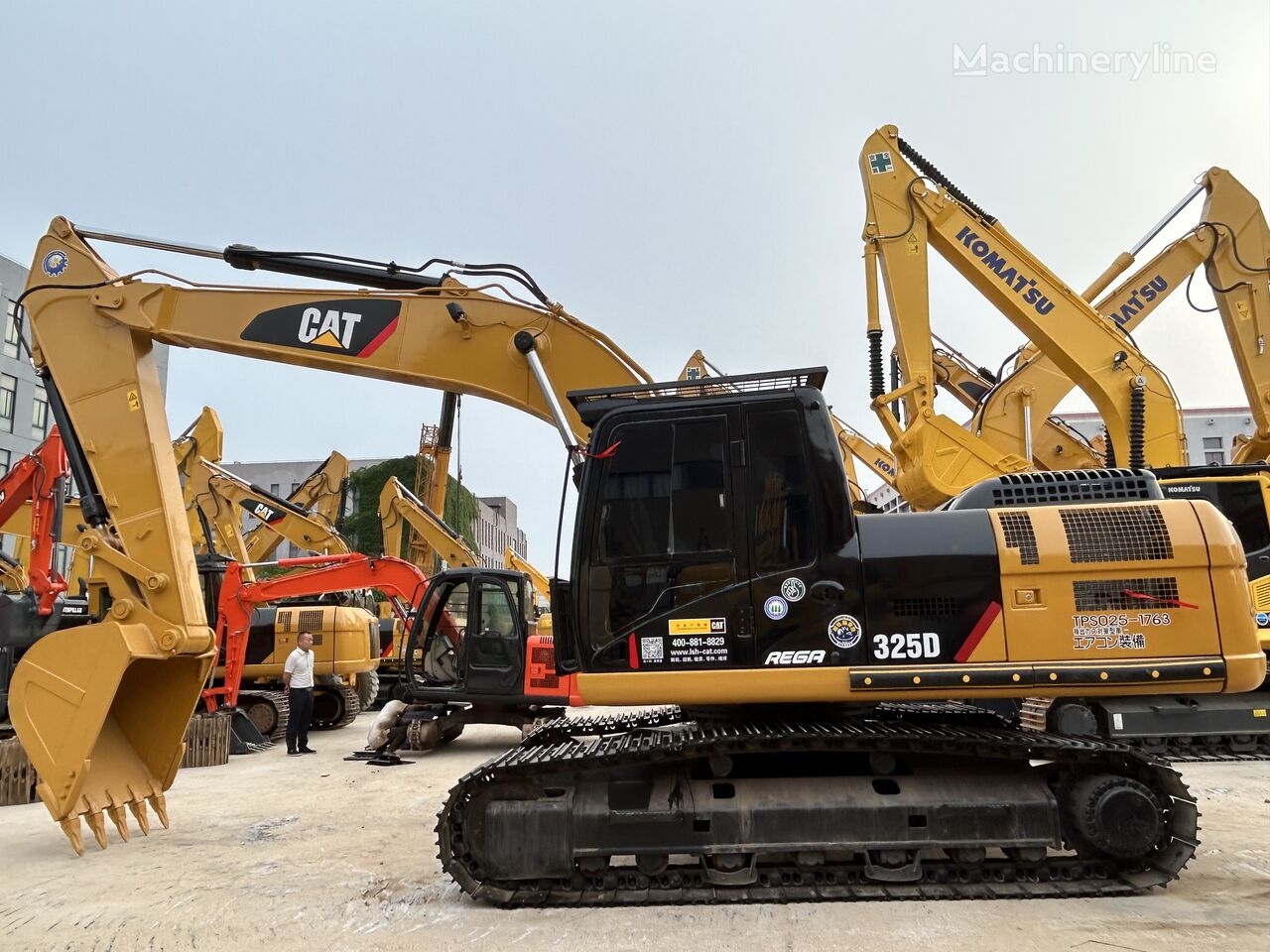 Caterpillar 325D L  CE certification kāpurķēžu ekskavators