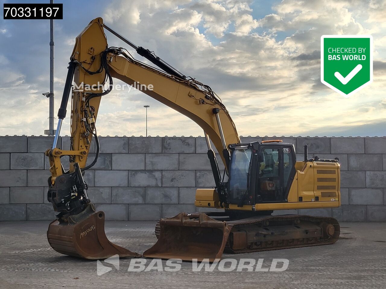 Vikšrinis ekskavatorius Caterpillar 326 07A GPS - 2 Buckets - Machineryline