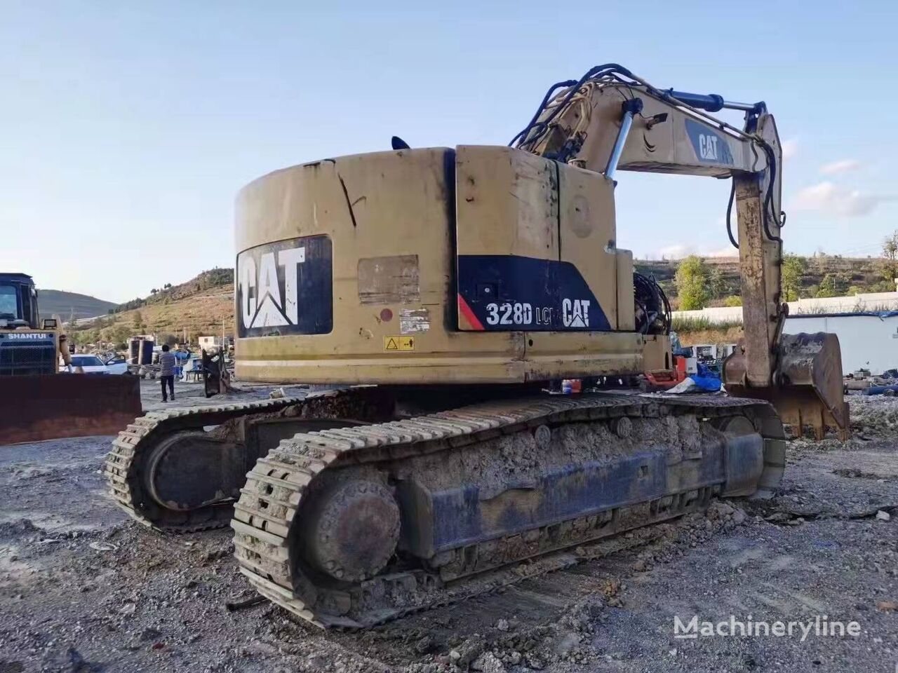 Caterpillar 328D LCR tracked excavator