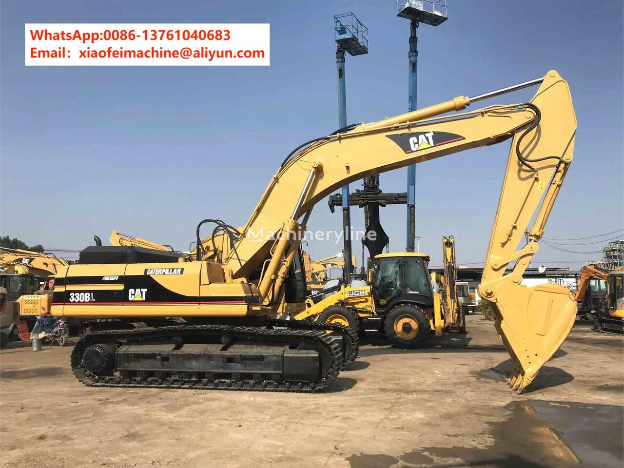 Caterpillar 330BL tracked excavator