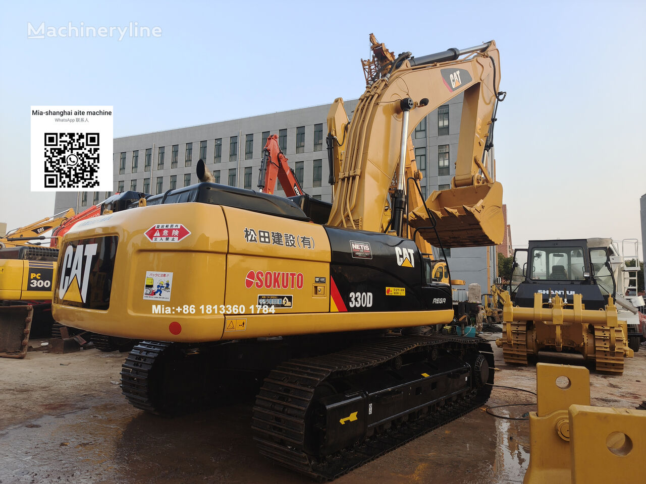 Caterpillar 330D 330DL excavadora de cadenas