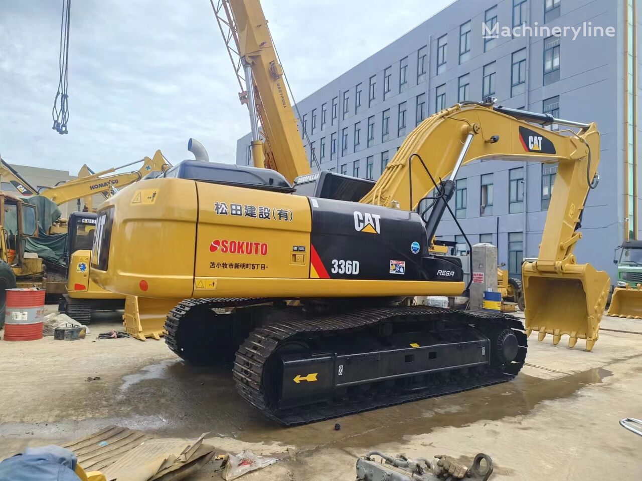 Caterpillar 336D tracked excavator