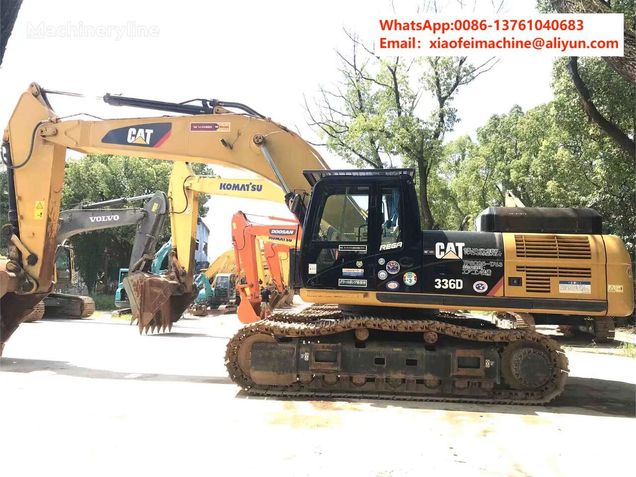 Caterpillar 336D tracked excavator