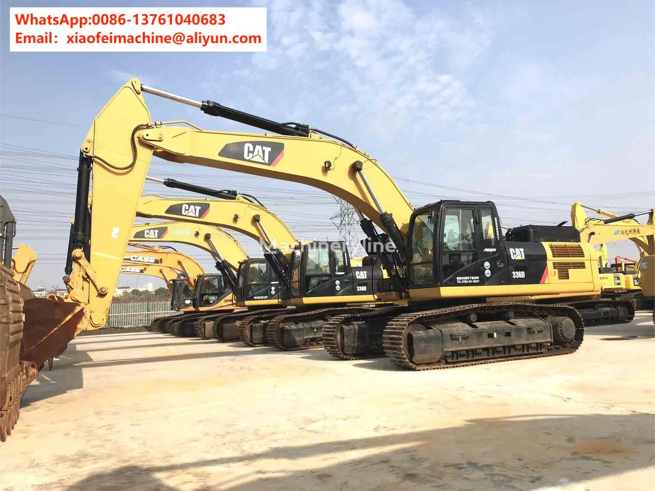 excavator dengan track Caterpillar 336D