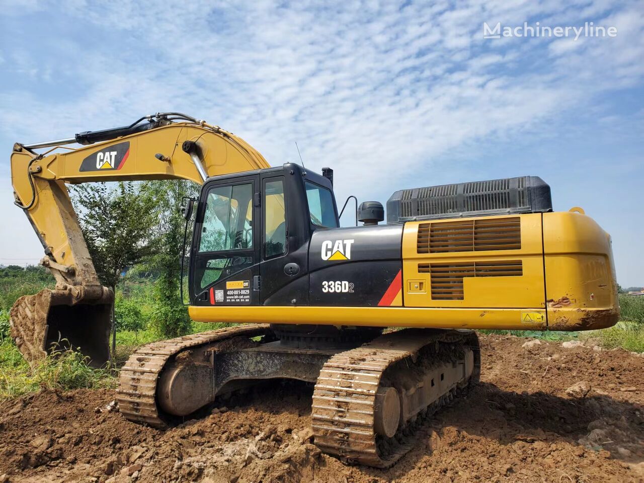 Caterpillar 336D2 lánctalpas kotrógép