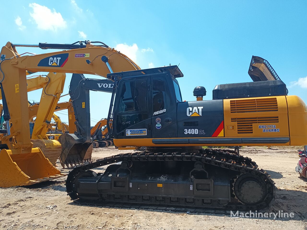 pelle sur chenilles Caterpillar 340