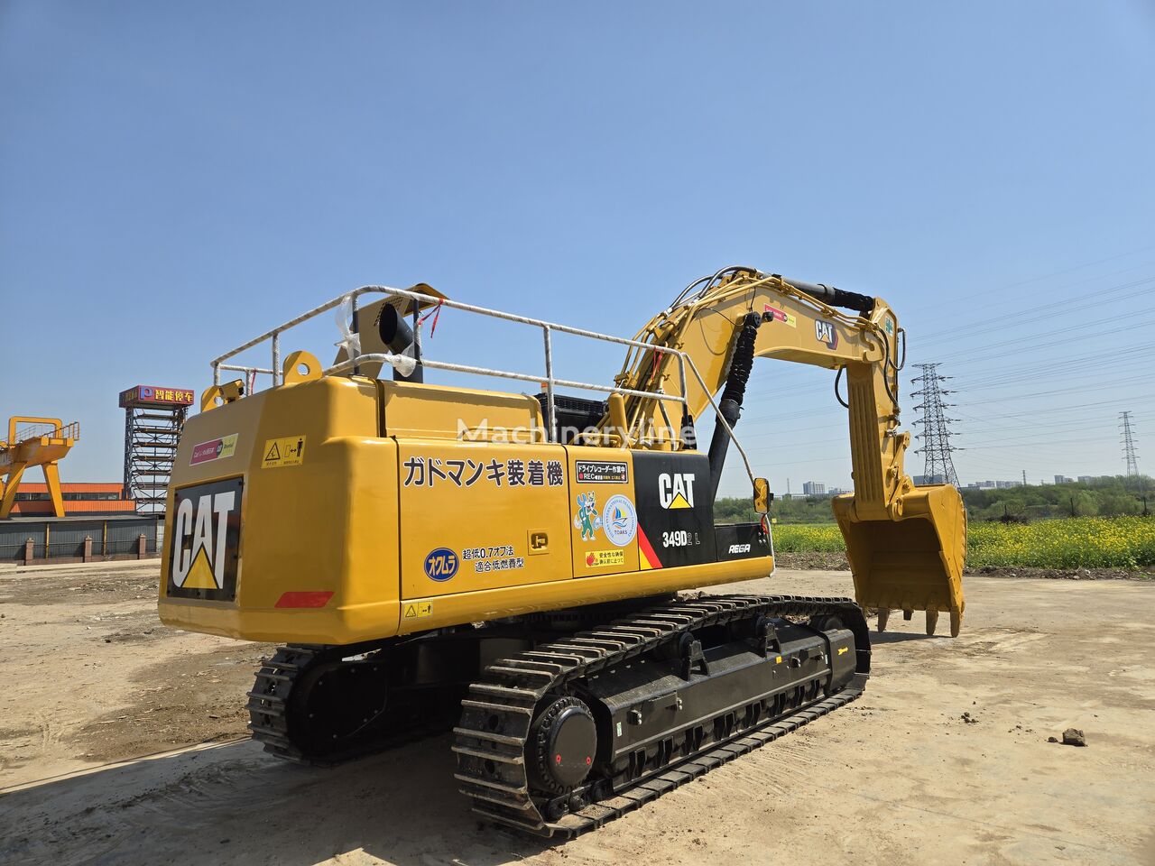 Caterpillar 349D tracked excavator