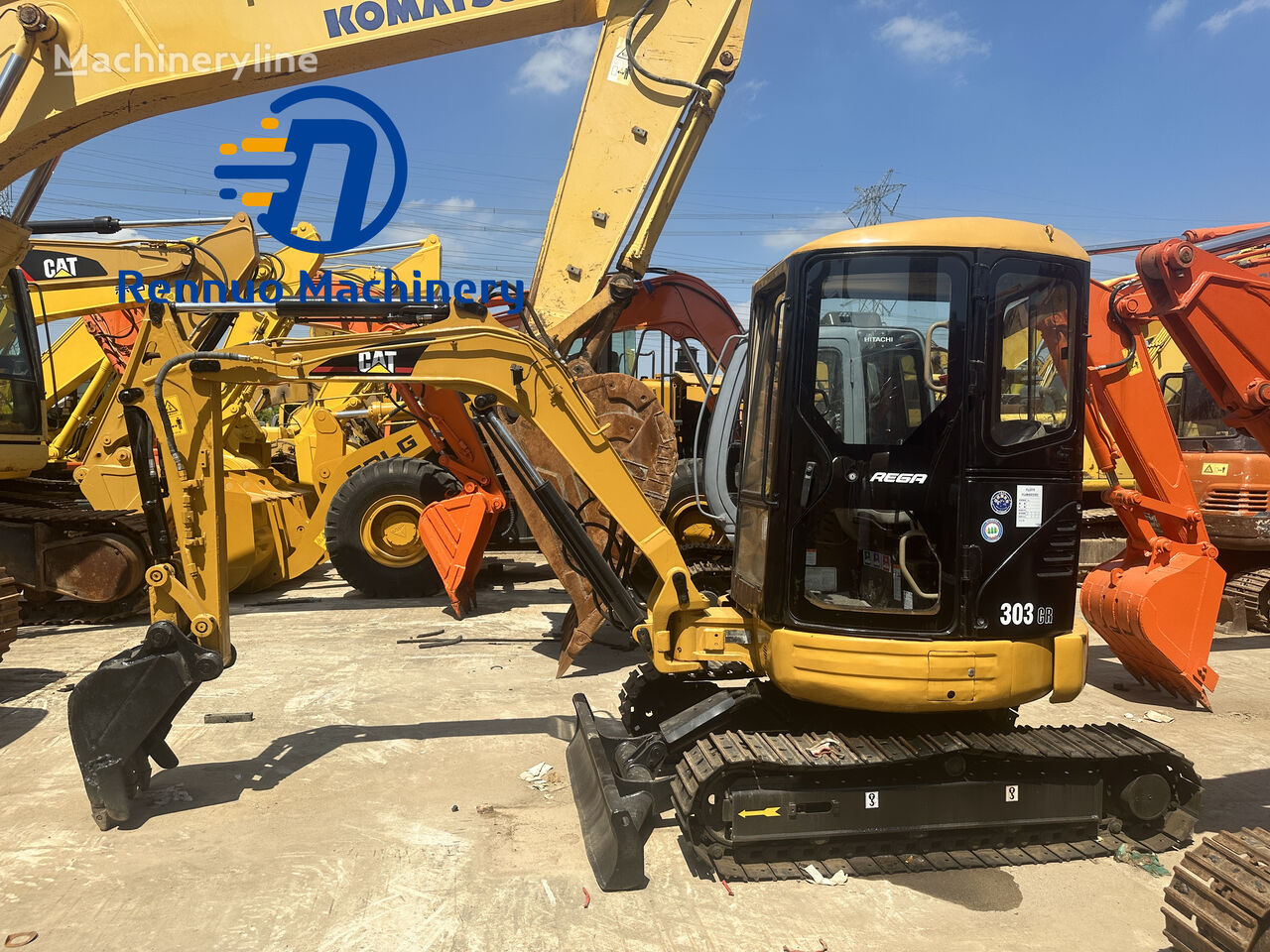 Caterpillar CAT303CR tracked excavator