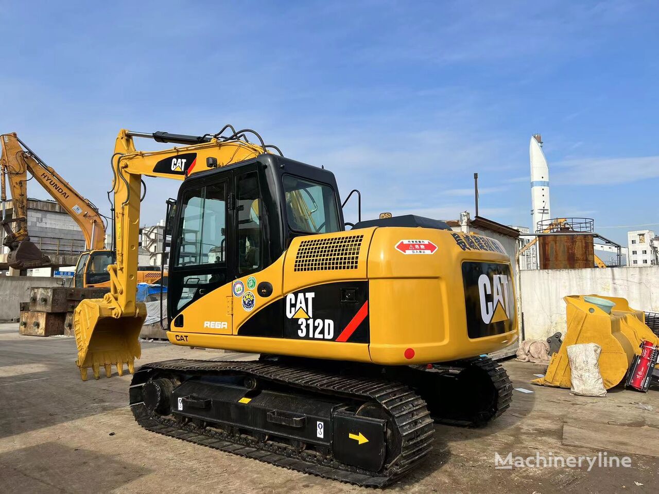 Caterpillar CAT312D tracked excavator