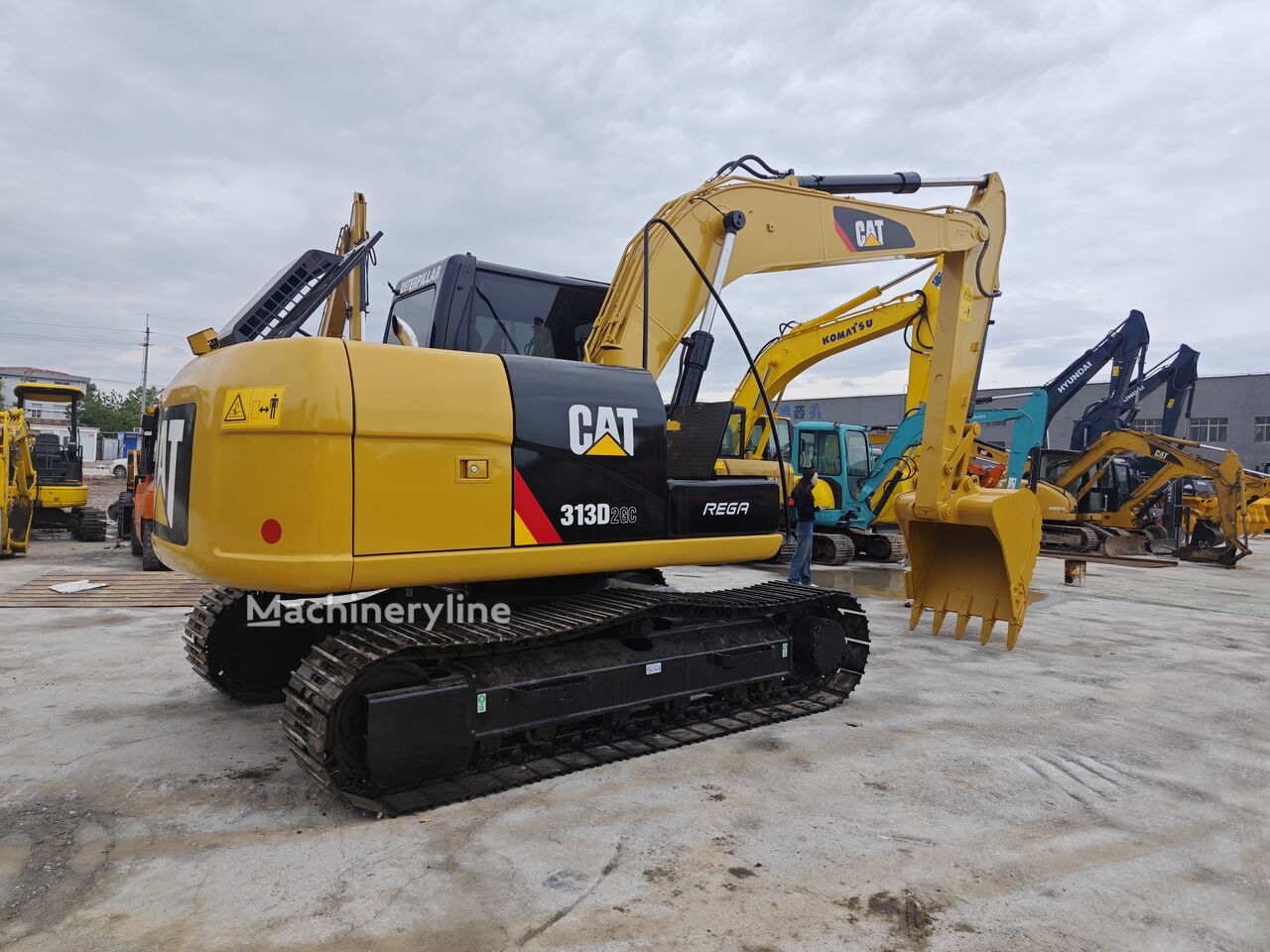 Caterpillar used cat 313d2gc excavator beltegraver - Machineryline