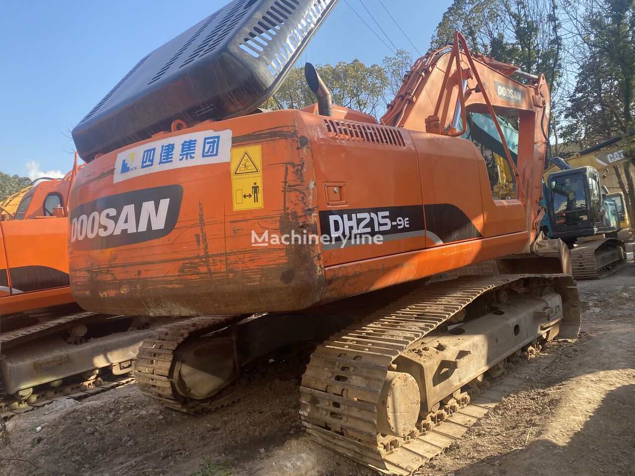 Doosan DH215-9E lánctalpas kotrógép