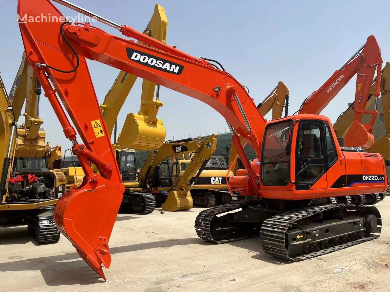 Doosan DH220 excavadora de cadenas