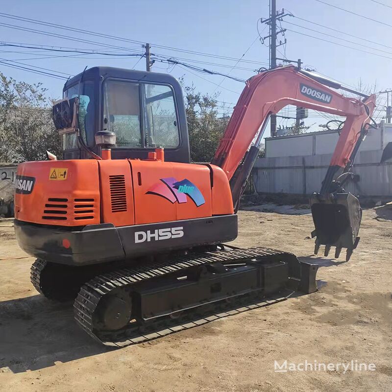 Doosan DH55 tracked excavator