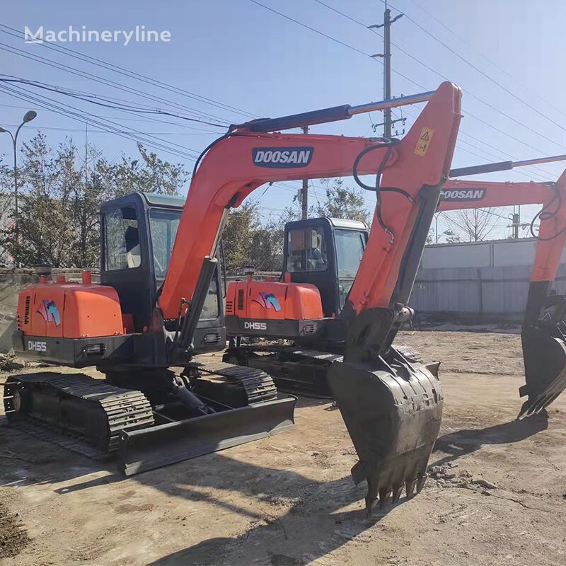 Doosan DH55 tracked excavator