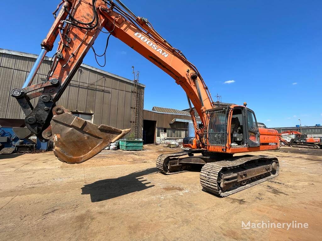 Doosan DX 340 LC tracked excavator