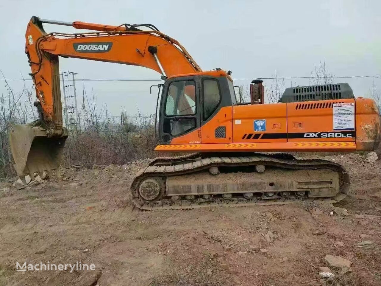 Doosan DX 380LC tracked excavator