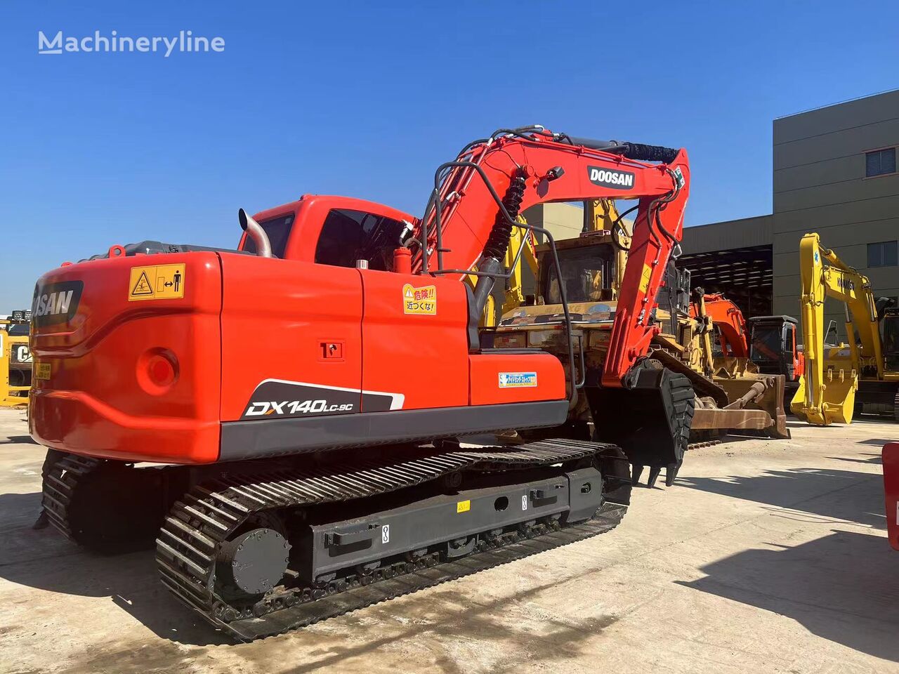 Doosan DX140 tracked excavator