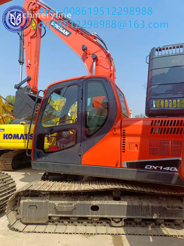 Doosan DX140LC tracked excavator