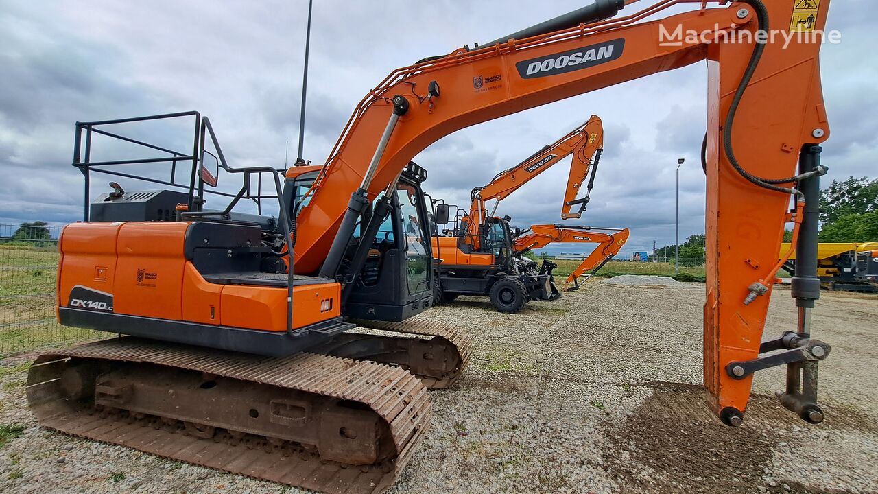 Doosan DX140LC-5 tracked excavator