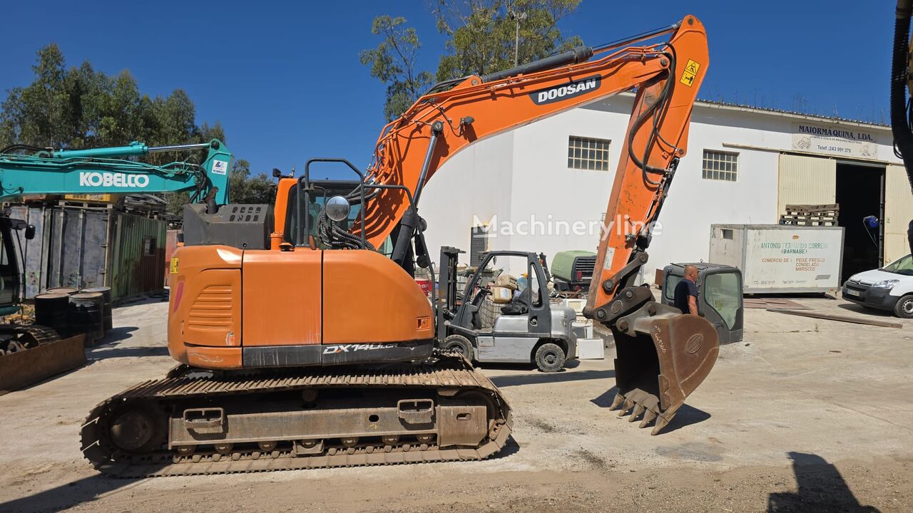 Doosan DX140LCR-5 tracked excavator for sale from Portugal